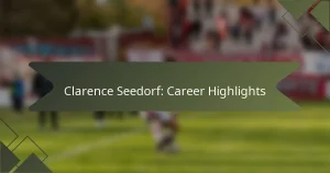 Clarence Seedorf: Career Highlights